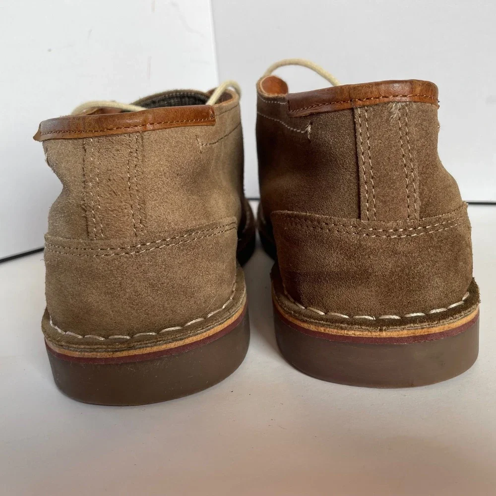 Unlisted Kenneth Cole Suede Chukka Boots Brown Lace Up Desert size 9? AS IS